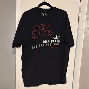 Black and Red Graphic Short Sleeve Tee